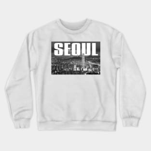 Seoul Cityscape Crewneck Sweatshirt